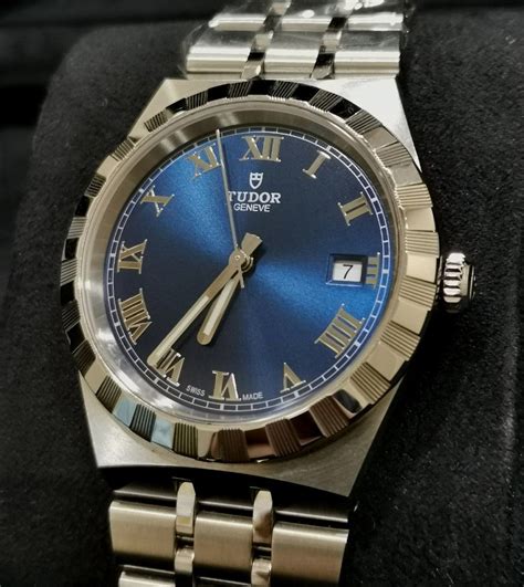 used tudor royal blue dial